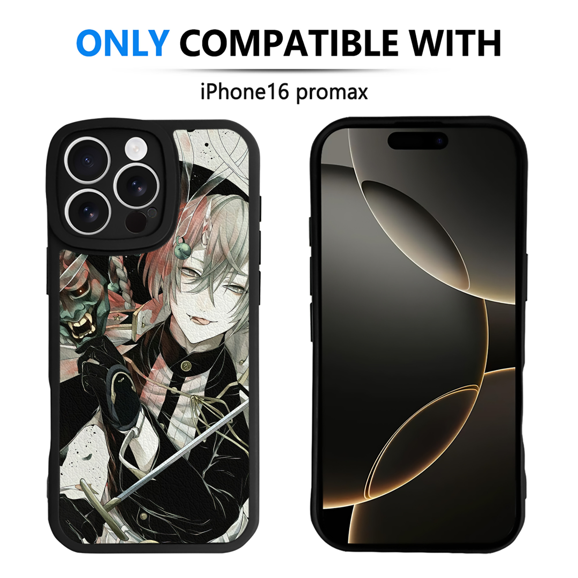 （画像用） 刀剣乱舞 Touken Ranbu 【iPhone 16シリーズ対応】シリコンスマホケース（レザー調） 材質：シリコン